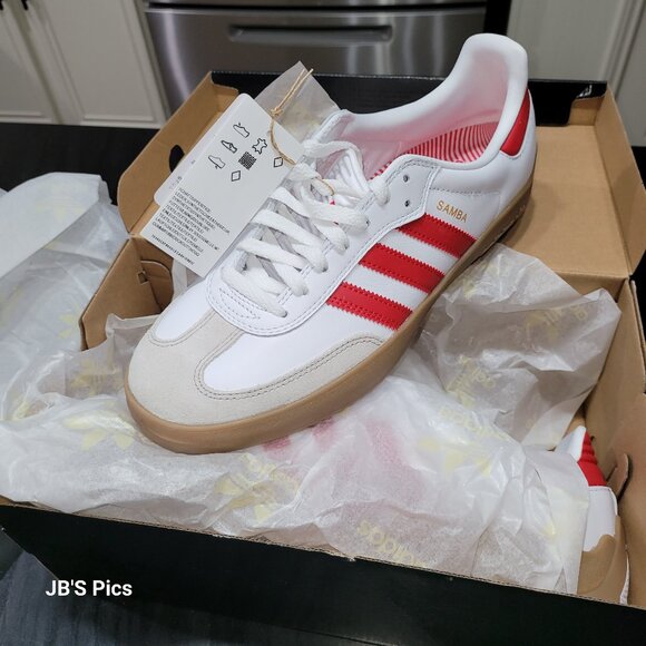 adidas Originals Other - Adidas Samba OG PUIG Men's Shoes White Scarlet Red Gum JQ5865 BRAND NEW IN BOX